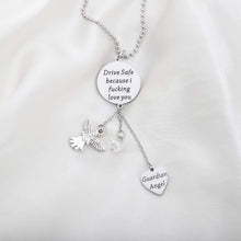 Lywjyb Birdgot Guardian Angel Rearview Mirror Guardian Angel Car Charm Guardian Angel Window Hanging Ornament Car Interior Rearview Mirror Pendant New Car Mirror Charms
