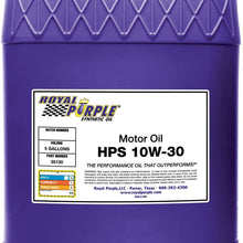 Royal Purple 35130 HPS 10W-30 High Performance Street Synthetic Motor Oil with Synerlec - 5 gal.