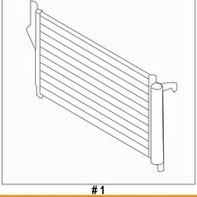 Genuine Hyundai 97606-1U100 Cooler Condenser Assembly