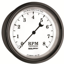 Auto Meter 1297 Old Tyme White II 3-3/8" 8000 RPM In-Dash Tachometer Gauge