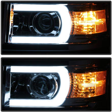 ACANII - For 2014-2015 Chevy Silverado 1500 LED Light Tube DRL Projector Headlights Headlamps Driver + Passenger Side