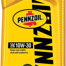Pennzoil (550035052-6PK) SAE 10W-30 Motor Oil API GF-5- 1 Quart, (Pack of 6)