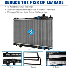 CU2354 Radiator Compatible with Civic EL 2001 2002 2003 2004 2005 L4 1.7L