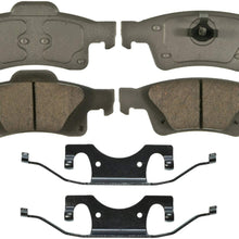 Wagner ThermoQuiet QC1498 Ceramic Disc Pad Set, Rear