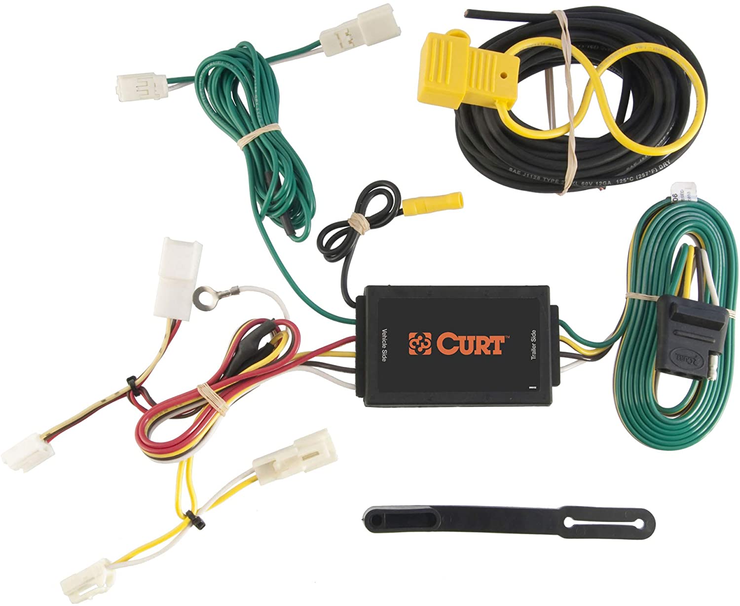CURT 56106 Vehicle-Side Custom 4-Pin Trailer Wiring Harness, Select Toyota Sienna
