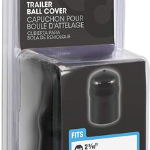 CURT 21811 Black Rubber Trailer Hitch Ball Cover, 2-5/16-Inch Diameter