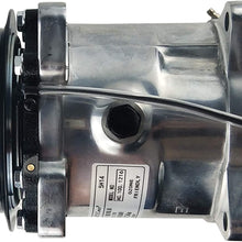 ACTECmax Universal A/C Compressor with 2PK Clutch 508 V Belt Style 5H14 R134A Rear Exit