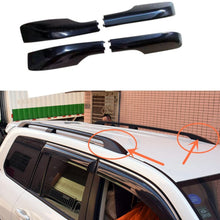 HIGH FLYING 4PCS Black Roof Rails Rack End Cap Protection Cover Shell for Toyota Land Cruiser LC200 J200 2008-2018
