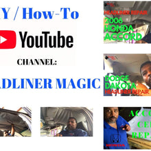 95" x 60" Clear Gray Headliner Fabric Material Upholstery Ceiling Repair Fix Fits 03 & Up Honda Accord No Sun-roof