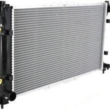 Radiator Aluminum Core Plastic Tank Compatible with 1995-1999 Subaru Legacy With Transmission Cooler