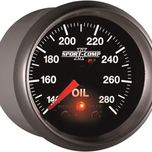 Auto Meter 3640 Sport-Comp PC Oil Temperature Gauge