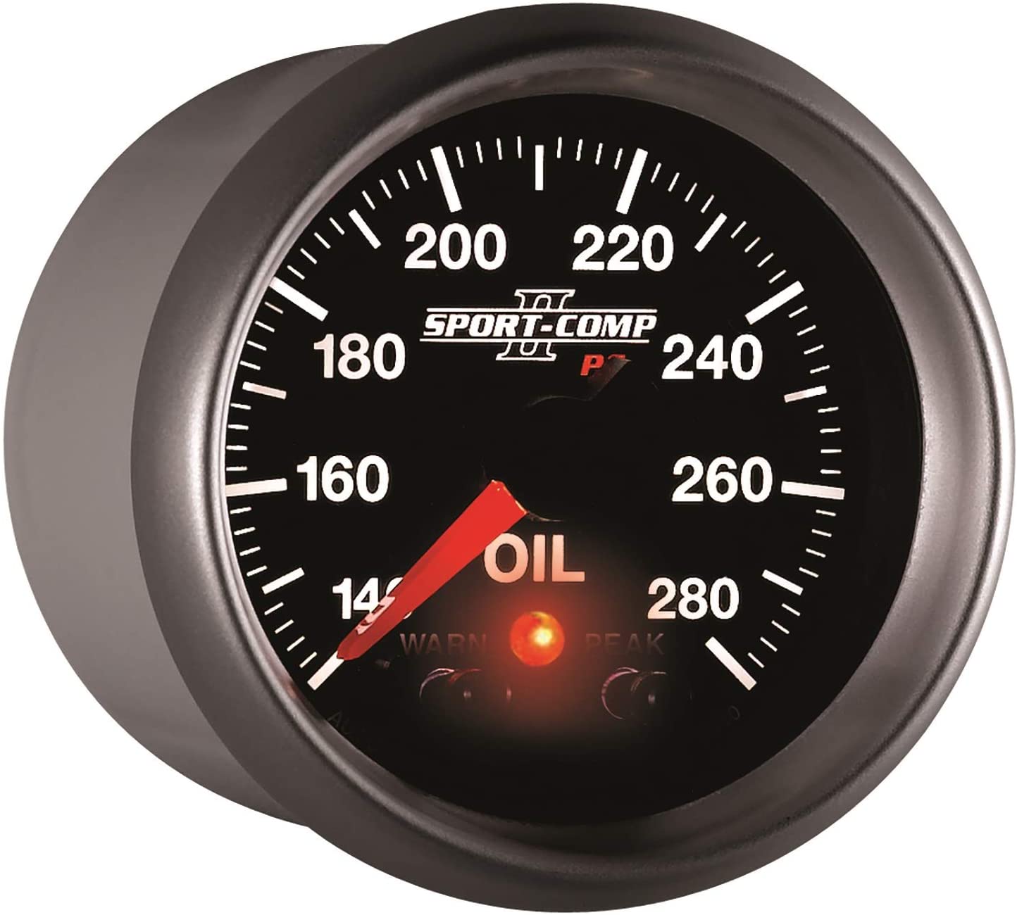 Auto Meter 3640 Sport-Comp PC Oil Temperature Gauge