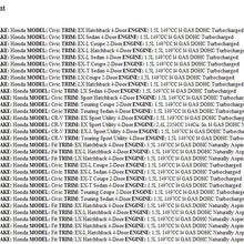 Genuine Honda (16453-5R1-J00) Fuel Injector Seal Set