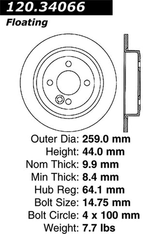 Stoptech 127.34066R Auto Part
