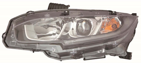 CPP Left Plastic Headlight for 2016 Honda Civic