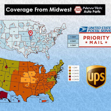 DK1312-1 Front Brake Rotors and Ceramic Pads and Hardware Set Kit