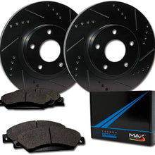 [Front] Max Brakes Elite XDS Rotors with Carbon Metallic Pads TA005581