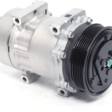 TBVECHI AC Compressor Air Conditioner Compressor, A/C AC Compressor and Clutch Fit for 97-01 Jeep Wrangler Cherokee 2.5 4.0L