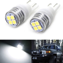 iJDMTOY (2) JDM Xenon White 4-SMD High Power LED Side Mirror Replacement Bulbs Compatible With 2007-2014 Toyota FJ Cruiser