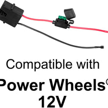 SafeAMP Wire Harness Connector for Fisher-Price Power Wheels 12-Volt SLA Battery