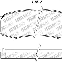 StopTech 308.06060 Street Brake Pads; Rear with Shims and Hardware