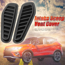 KKmoon 2Pcs Car Intake Scoop Vent Cover, Universal Car Decorative Air Flow Intake Scoop Vent Cover Hood Fender,Carbon Fibre