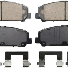 Wagner QuickStop ZD1286 Ceramic Disc Pad Set Includes Pad Installation Hardware, Front