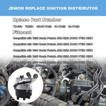 JDMON Compatible with Ignition Distributor Honda Prelude 2.2L 1992 1993 1994 1995 1996 JDM H22A DOHC VTEC OBD1 Includes Ignition Module Cap And Rotor