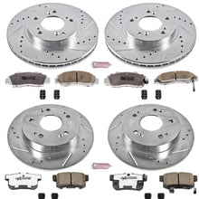 Power Stop K706-26 Front & Rear Z26 Street Warrior Brake Kit Honda