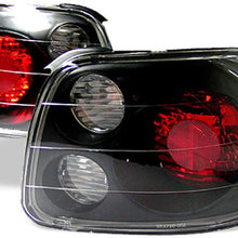 Spyder 5005168 Honda Del Sol 93-97 Euro Style Tail Lights - Black (Black)