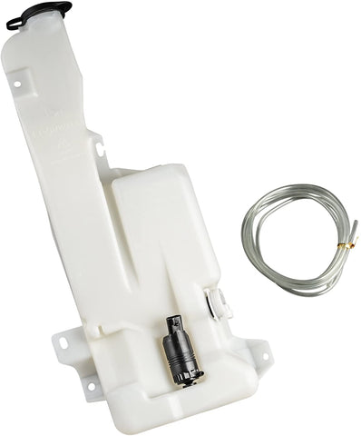 Windshield Washer Reservoir w/Pump Sensor for 1999-2007 Chevrolet Chevy Avalanche Suburban Tahoe Silverado GMC Sierra Yukon Cadillac Escalade fits GM1288155