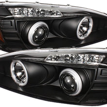 Spyder 5030245 Pontiac Grand Prix 04-08 Projector Headlights - CCFL Halo - LED (Replaceable LEDs) - Black - High H1 (Included) - Low H1 (Included)