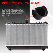 13142 OE Style Aluminum Core Cooling Radiator Replacement for Chevy Camaro SS 6.2L AT 10-11