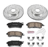 Power Stop K5432 Front Brake Kit with Drilled/Slotted Brake Rotors and Z23 Evolution Ceramic Brake Pads
