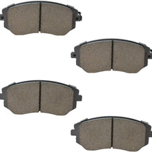 Front & Rear Premium Posi Ceramic Brake Pad Set for Subaru Band