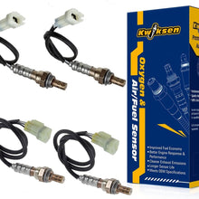 4pcs Heated Upstream and Downstream O2 Oxygen Sensor 234-4105 234-4033 Sensor 1 and Sensor 2 Replacement for Suzuki Grand Vitara 2.5L 1999-2000