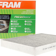 FRAM Fresh Breeze Cabin Air Filter Replacement for Car Passenger Compartment w/Arm and Hammer Baking Soda, Easy Install, CF8644A for Select Volkswagen and Audi Vehicles , white