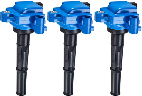 ENA Pack of 3 High Performance Ignition Coil compatible with 1996-02 Toyota 4Runner,1995-1998 Toyota T100,1995-2004 Toyota Tacoma, 2000-2004 Toyota Tundra V6 3.4L