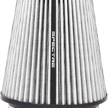 Spectre Universal Clamp-On Air Filter: High Performance, Washable Filter: Round Tapered; 6 in (152 mm) Flange ID; 8.5 in (216 mm) Height; 7.719 in (196 mm) Base; 5.125 in (130 mm) Top, SPE-HPR9891W