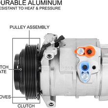 Mophorn CO 11146C (RL111416AD) Universal Air Conditioner Ac Compressor compatible with 08-10 Dodge Grand Caravan Town & Country/Grand Caravan 3.3L 3.8L 4.0L 60-02393NA A/C Compressor