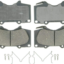 Wagner QuickStop ZD976 Ceramic Disc Pad Set Includes Pad Installation Hardware, Front