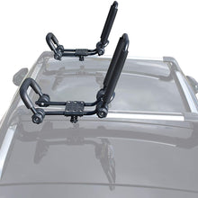 DrSportsUSA 2 Pairs Fold Down J Bar Kayak Rack Designed mounts to virtually All crossbars and Load Bars Double Folding J Bar Car Roof Carrier for Kayak Canoe Surf Board and SUP Paddle Boat