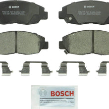 Bosch BC465A QuietCast Premium Ceramic Disc Brake Pad Set For: Acura EL; Honda Civic, Front