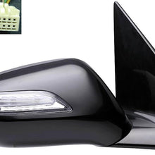 Dorman 955-1686 Passenger Side Power Door Mirror - Heated / Folding with Signal and Memory for Select Acura Models, Black
