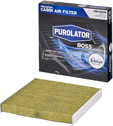 Purolator PBC35519 PurolatorBOSS Premium Cabin Air Filter with Febreze Freshness