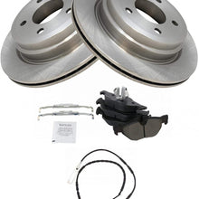 Brake Pad Rotor Wear Sensor Kit Metallic Rear for BMW 328xi 328i x Drive
