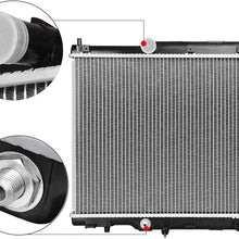 Radiator with Oil Cooler Compatible with 02-06 Honda CR-V EX, LX / 2003 Honda CR-V Base/Element DX / 2004-2006 Honda Element EX, LX/Honda CR-V EX-L, SE(Excl 2004 Honda CR-V EX-L, SE) L4 2.4L