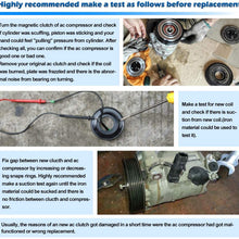 AUTEX A/C Compressor Clutch Coil Assembly Kit Replacement for Civic 1.7L 2002 2003 2004 2005 Air Conditioning Repair Kit Plate Pulley Bearing Coil