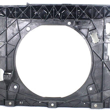 Radiator Support Assembly Compatible with 2009-2018 Dodge Journey Black Composite - CAPA