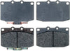 ACDelco 17D331 Professional Organic Front Disc Brake Pad Set